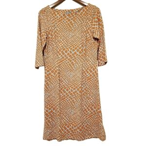 J McLaughlin Geometric Giraffe Patterned Women's Dress Size Medium